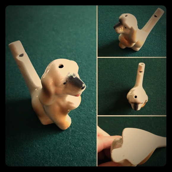 Other - Painted porcelain dog whistle